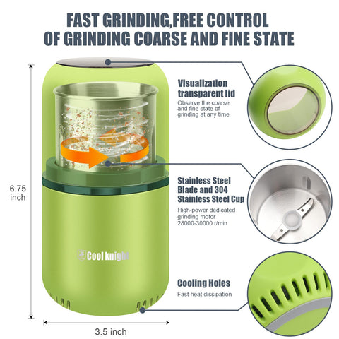 Cool Knight 120 g fast grinding for herbs and spices