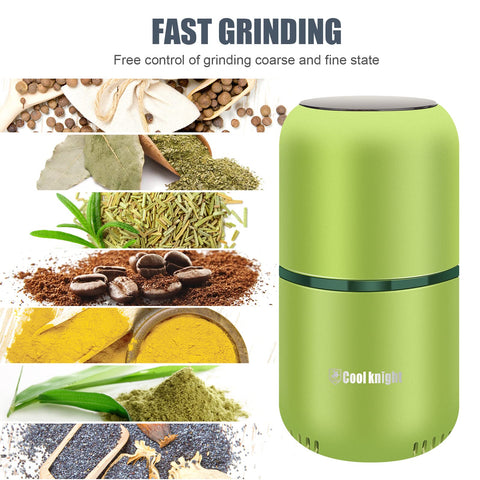 Cool Knight grinder 304 stainless steel inner tank for durability