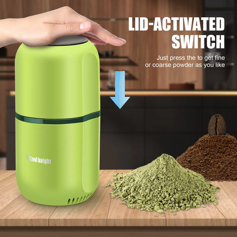Cool Knight grinder 360-degree blade ensures even grinding