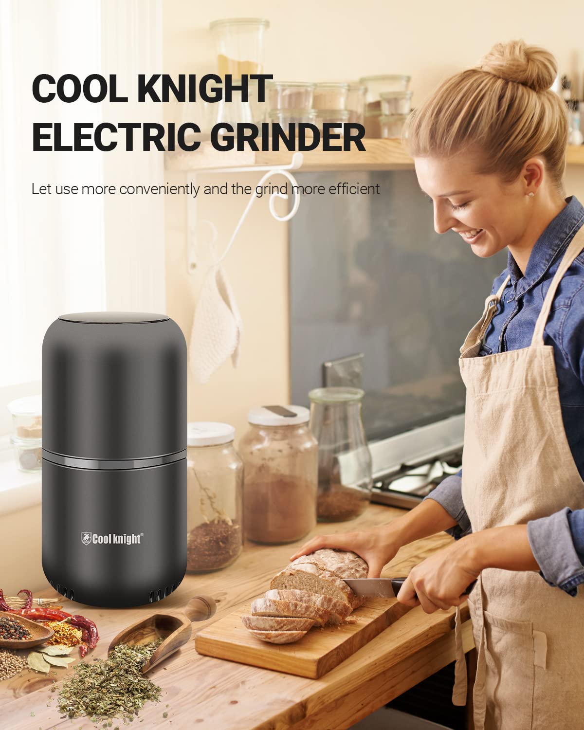 COOL KNIGHT safety auto-off protects when lid is open