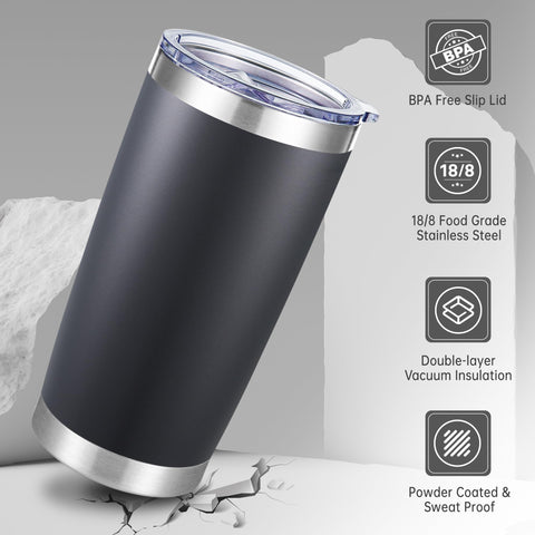 Cool Yoleb 20 oz tumbler 6-pack packaging shows convenient bulk set advantages.