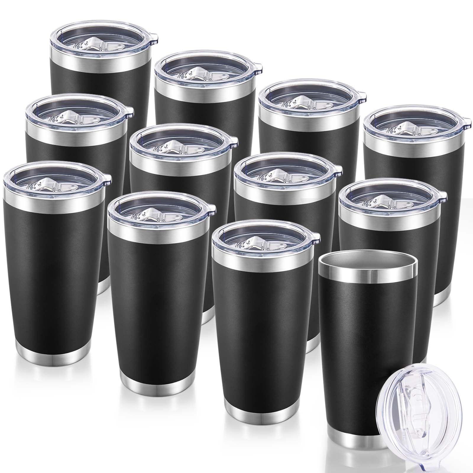 Cool Yoleb 20 oz tumbler with lid for spill-free on-the-go use.