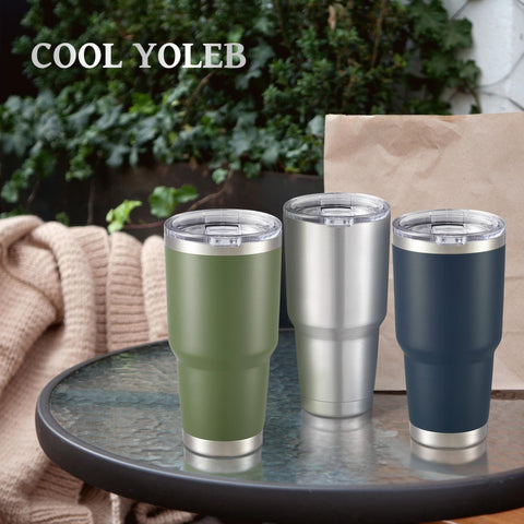 Cool Yoleb 30oz fits car cup holders for convenient travel