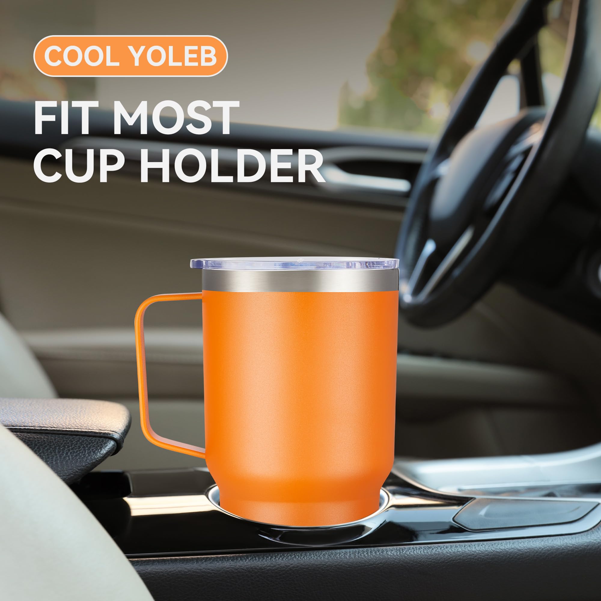 Cool Yoleb 30 oz tumbler double-wall insulation keeps drinks at the right temperature.