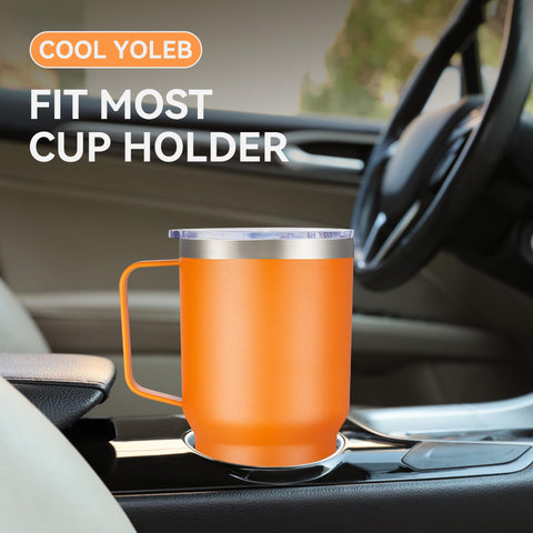 Cool Yoleb 30 oz tumbler double-wall insulation keeps drinks at the right temperature.