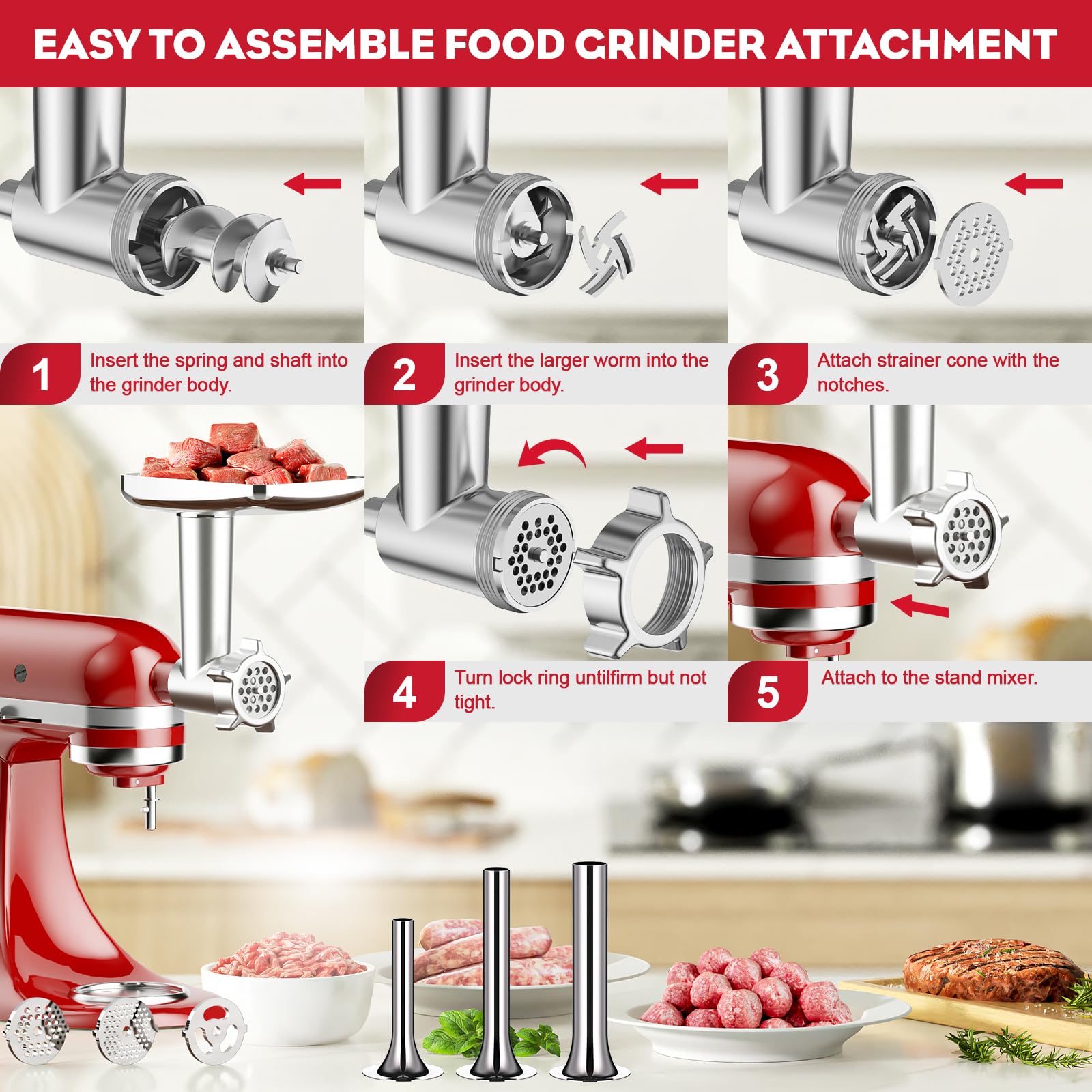 Coolcook cleaning brush and detachable parts simplify maintenance after use.