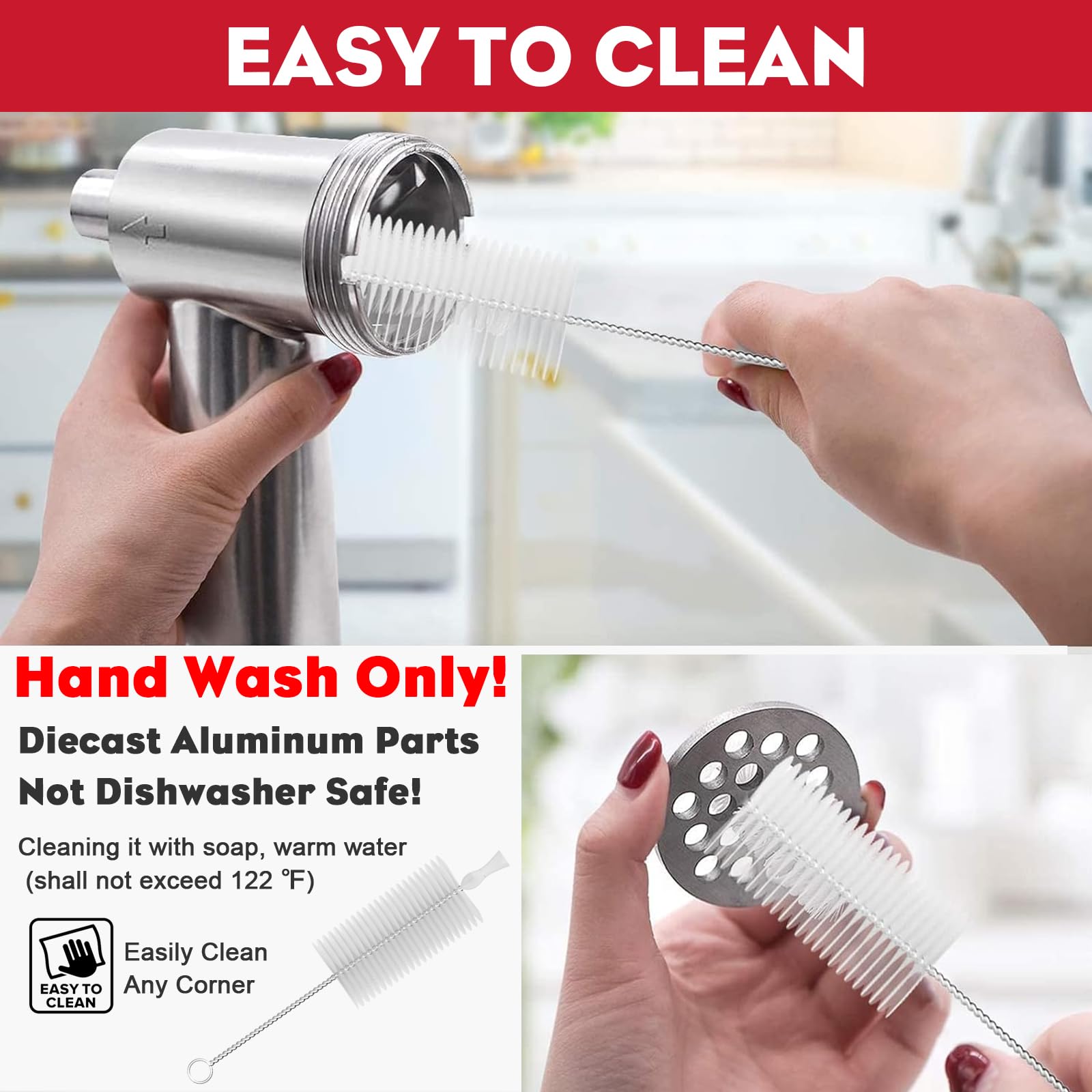 Coolcook easy-install design fits KitchenAid mixers securely for quick setup.