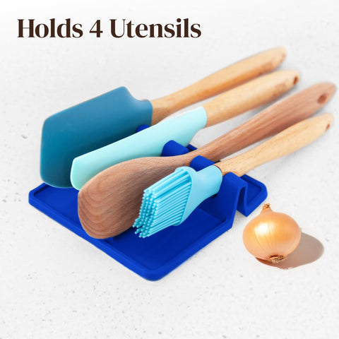 Cooler Kitchen ergonomic design spoon rest fits stovetops