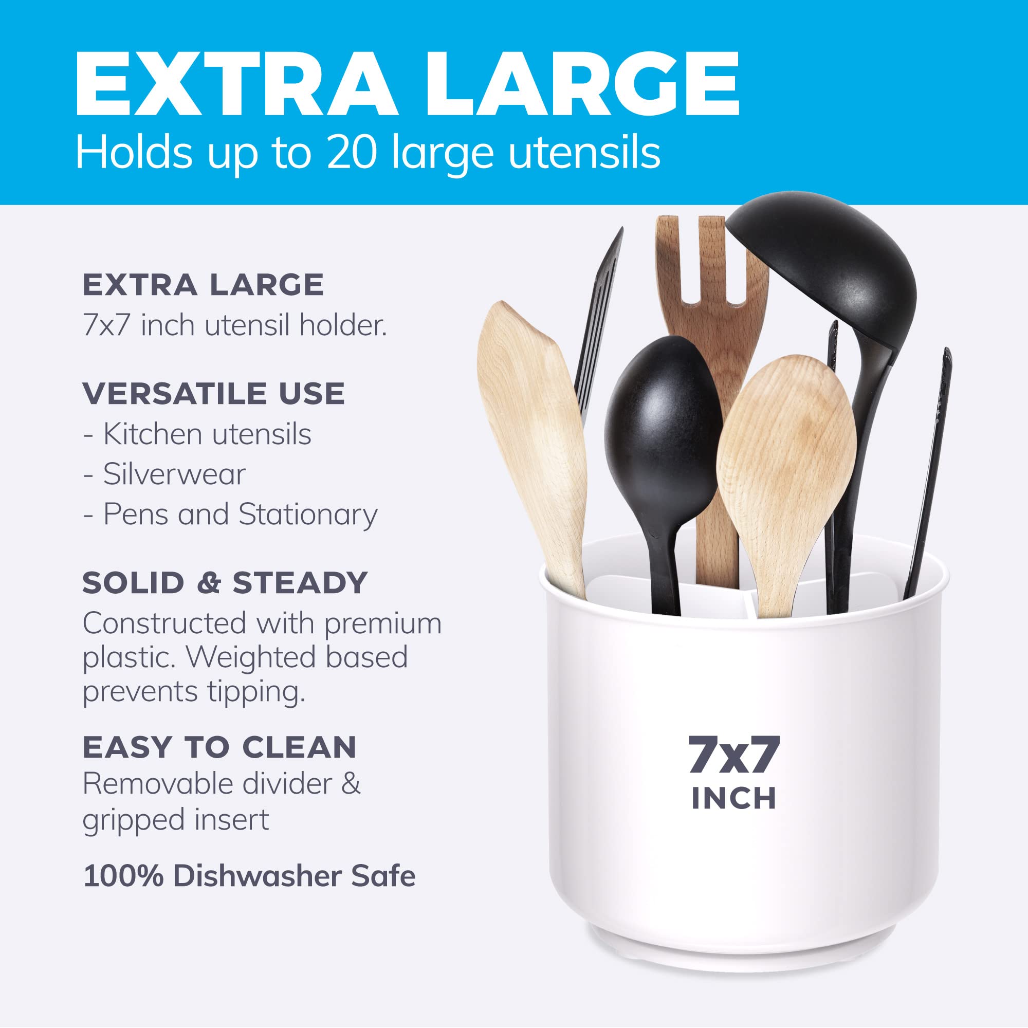 Cooler Kitchen divider removable enables customized utensil organization