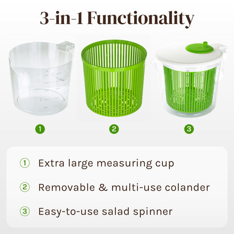 Cooler Kitchen Removable Colander used for easy rinsing of herbs and berries.