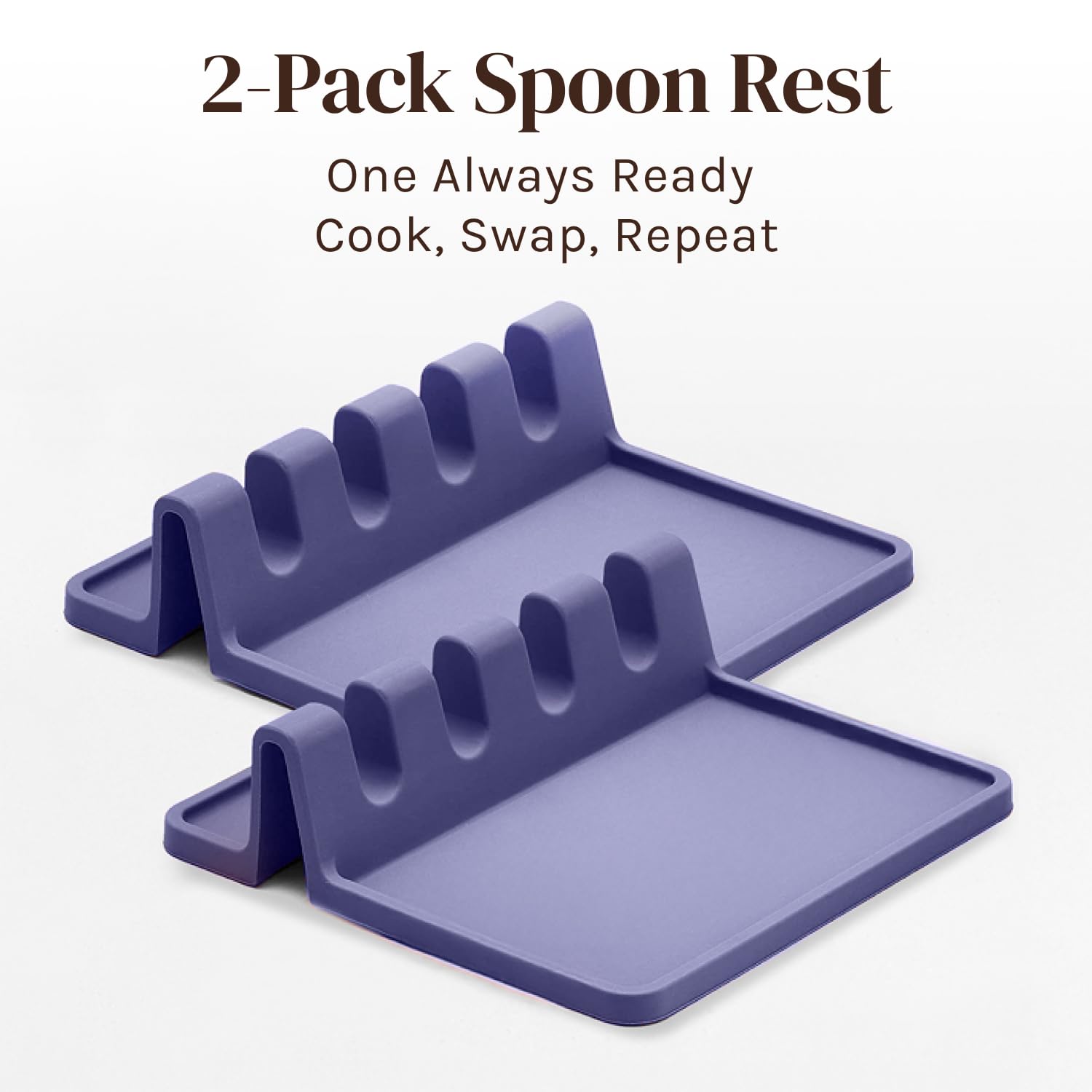 Heat-resistant Cooler Kitchen spoon rest ready for busy cooking or grilling sessions.