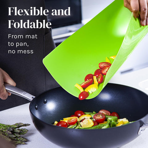 Cooler Kitchen mats with a textured back prevent slipping on counters.