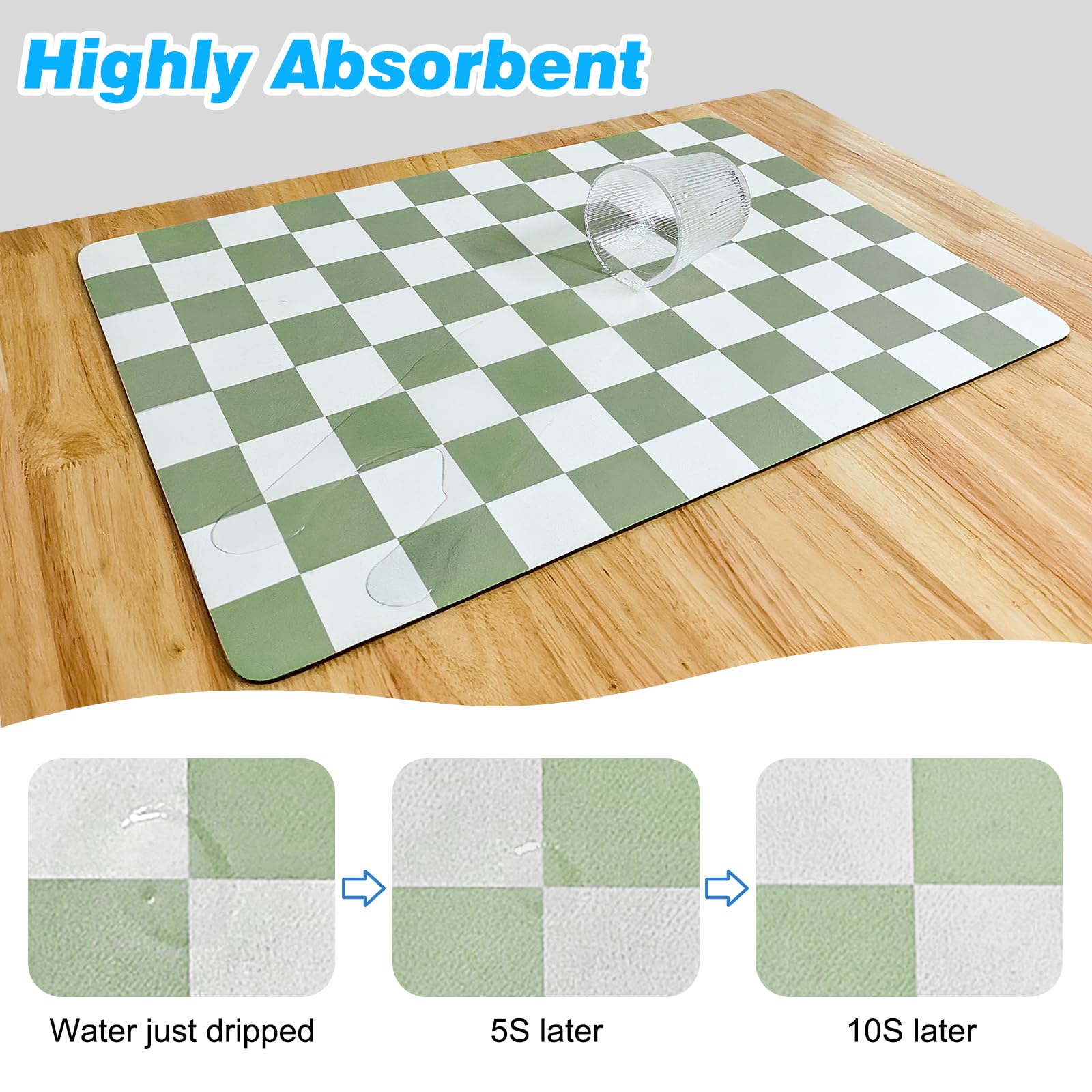 CooRug heat-resistant counter mat protects surfaces from hot items