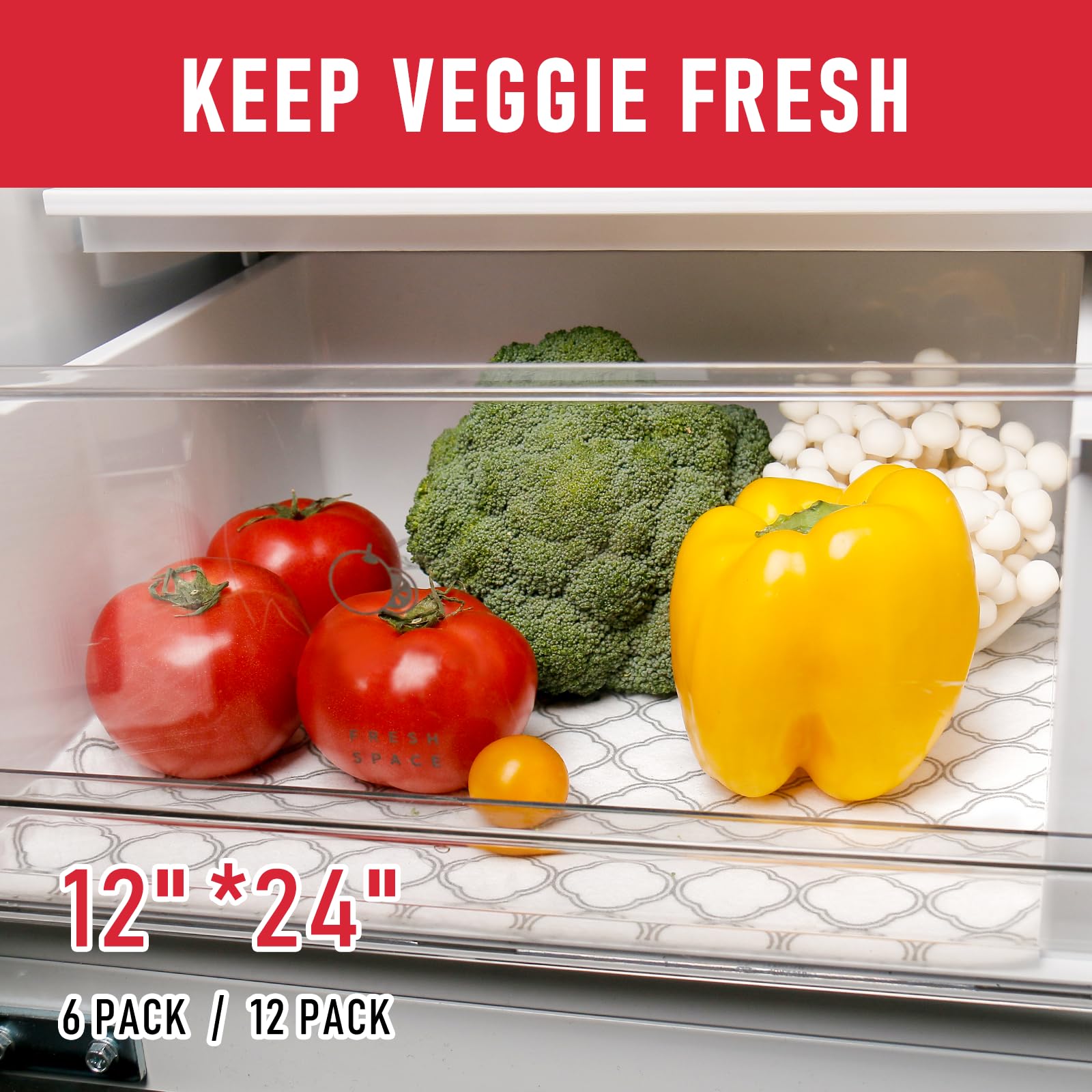 Cooyes BPA-free fridge liners keep storage safe and clean