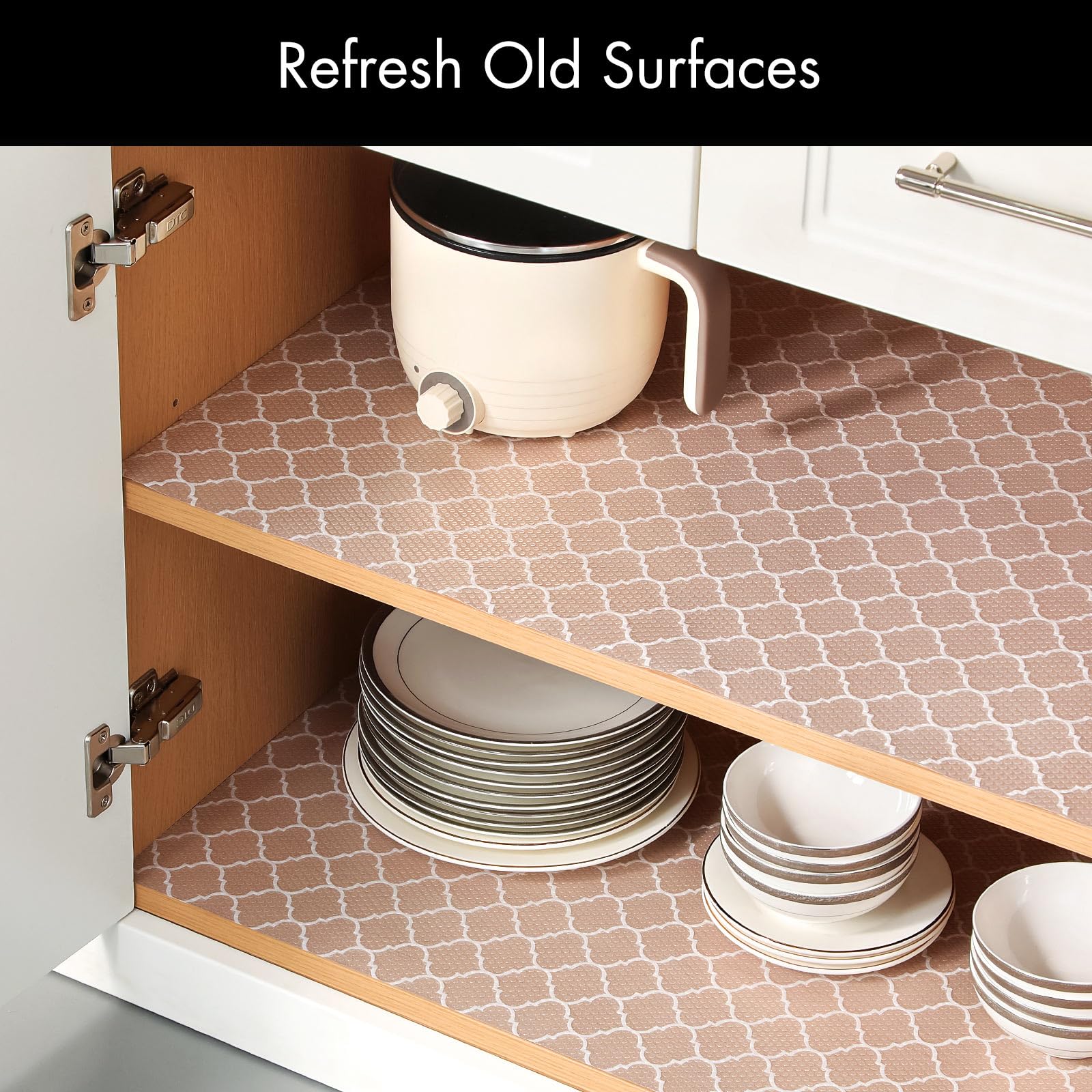 Cooyes easy-cut liner fits drawers and shelves with precise trimming