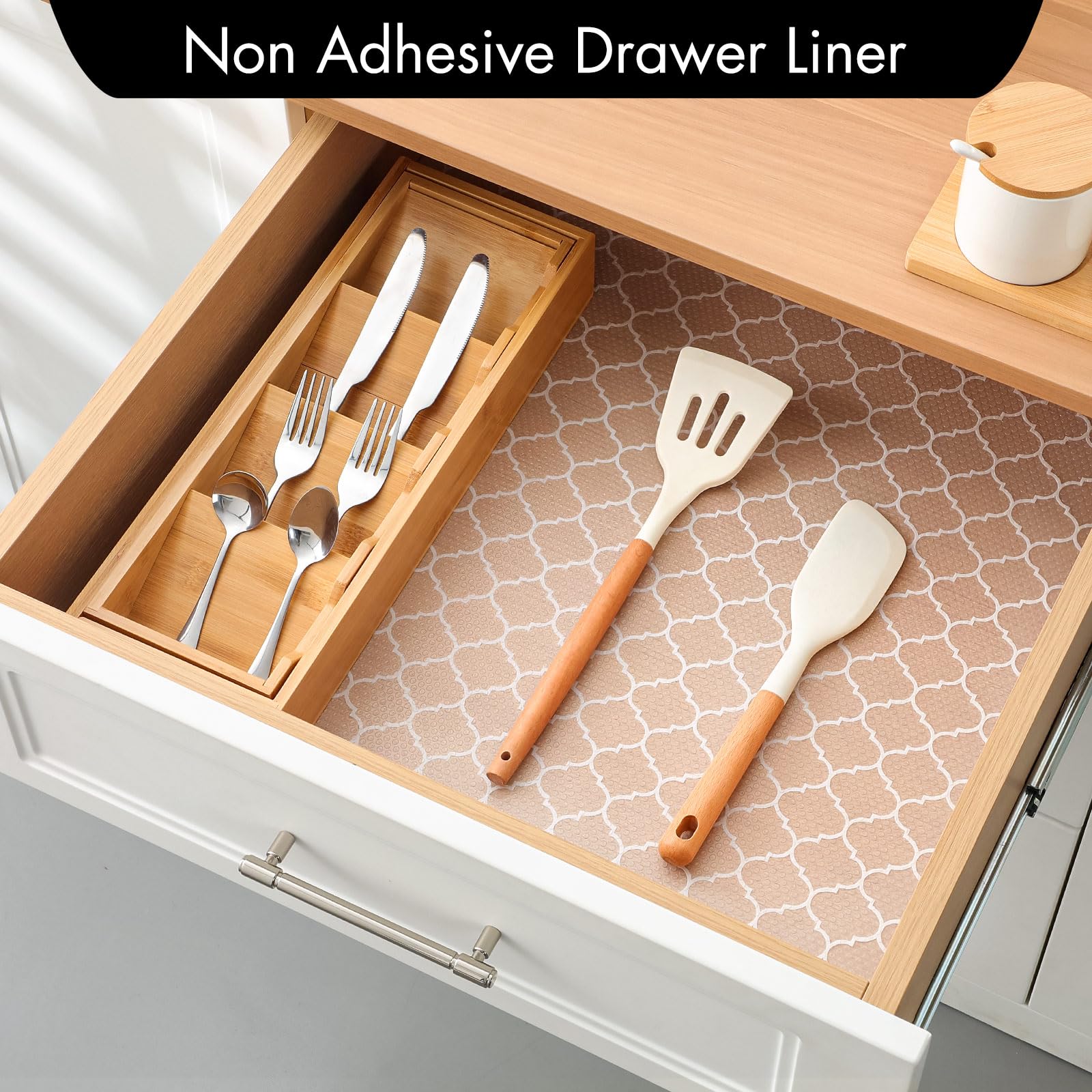 Cooyes non-adhesive EVA liner easy to install with no residue