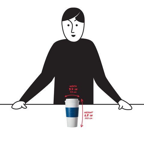 Copco Acadia insulated, double-walled construction keeps beverages hot or cold.