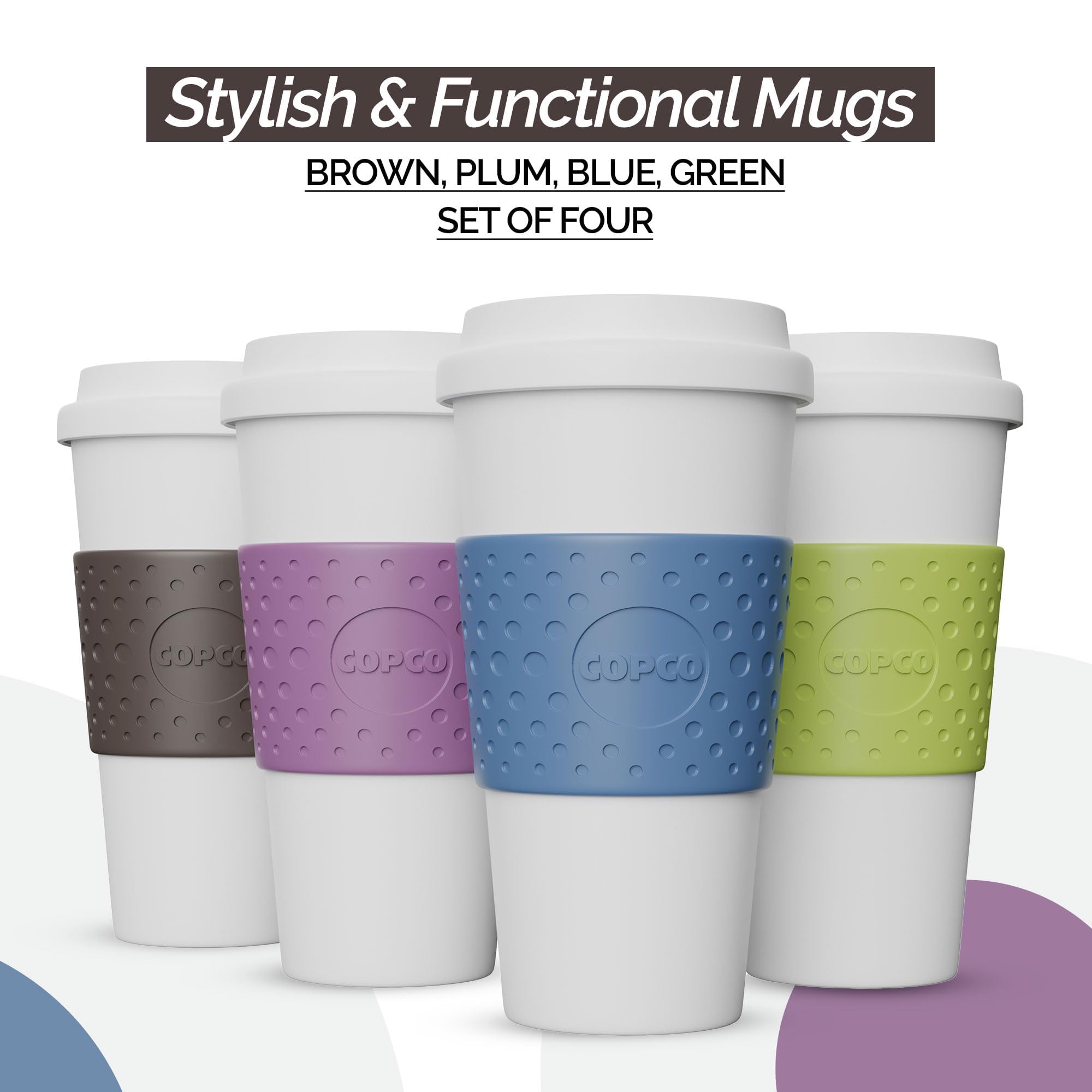 Copco Acadia mug with double-wall insulation keeps beverages at the right temperature