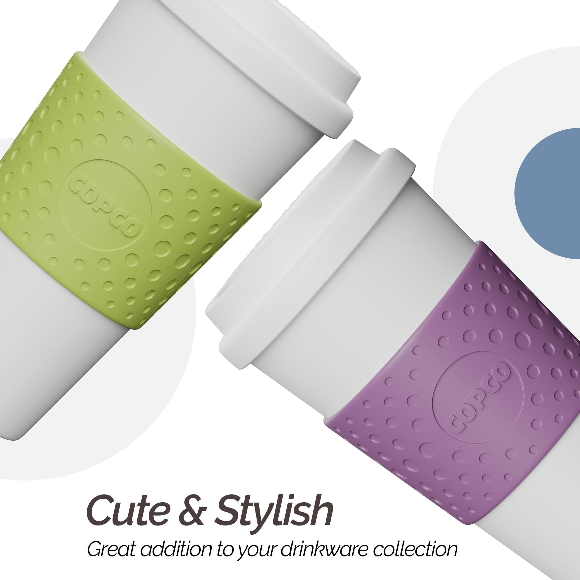 Copco Acadia non-slip sleeve provides secure grip and stability