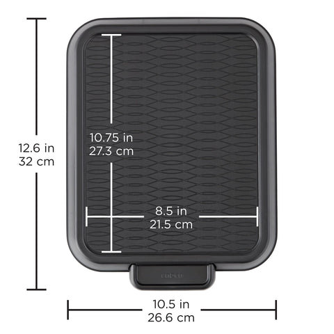 Copco Coffee Cab non-slip base keeps appliance steady and spills to a minimum