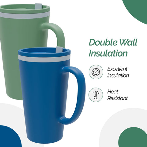 Copco Cone mug with compact design ergonomic handle and spill prevention