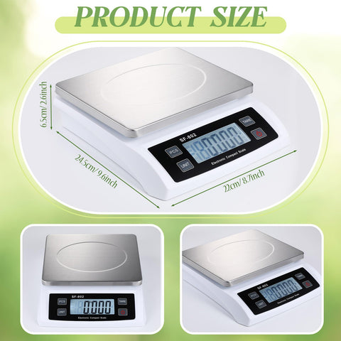 Copkim commercial food scale with LCD display for clear readings