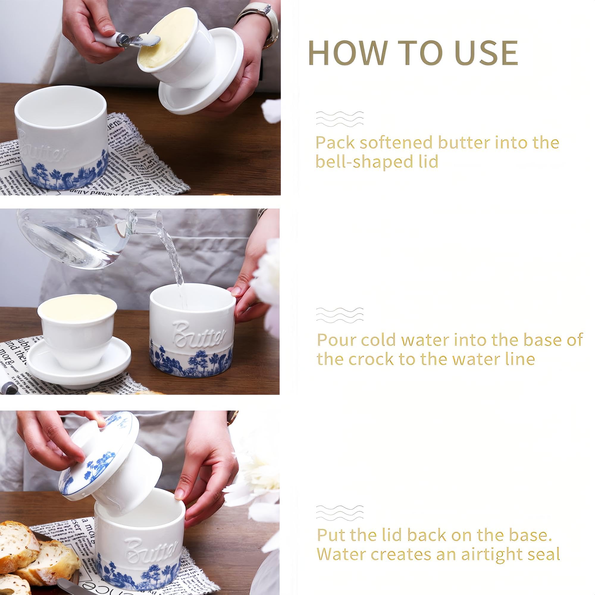 COPORISO forest blue butter is soft and ready to spread