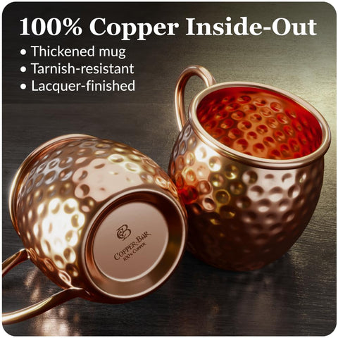 Copper Bar Moscow Mule kit accessories: complete setup to elevate home cocktails.