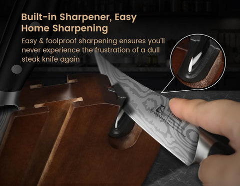 CoquusAid ergonomic handle ensures comfortable safe slicing during daily prep