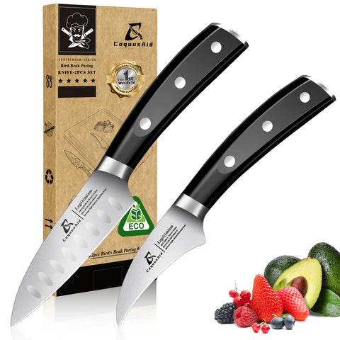 CoquusAid paring knife 3.8-inch for precise fruit peeling and slicing
