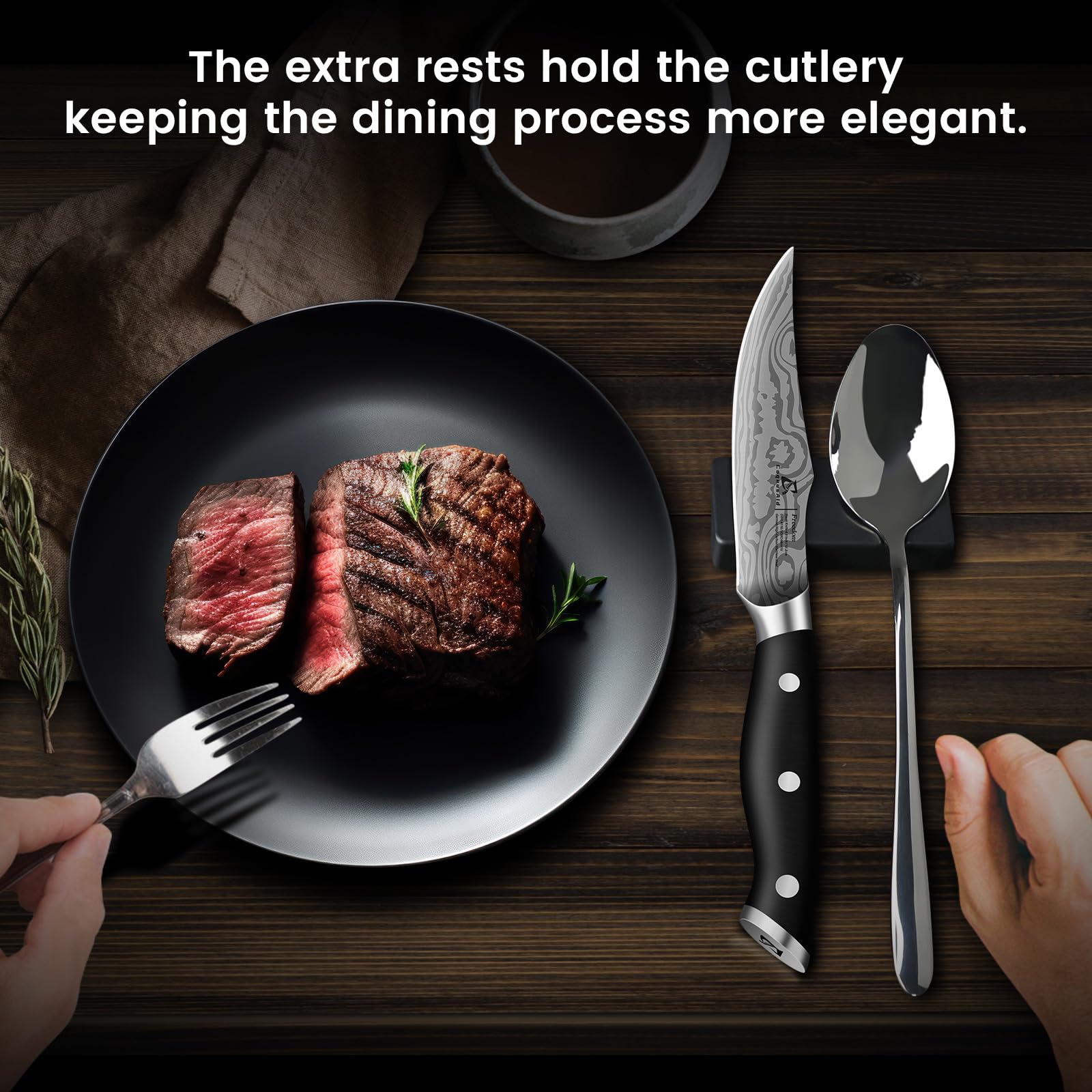 CoquusAid balanced-weight design improves comfort during mealtime prep.