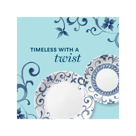 Corelle Artemis luncheon plates emphasize compact, versatile design.
