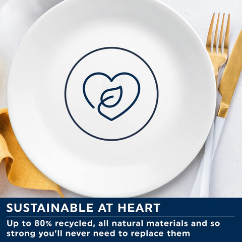 Corelle Bella Faenza set in dishwasher highlights versatile kitchen care