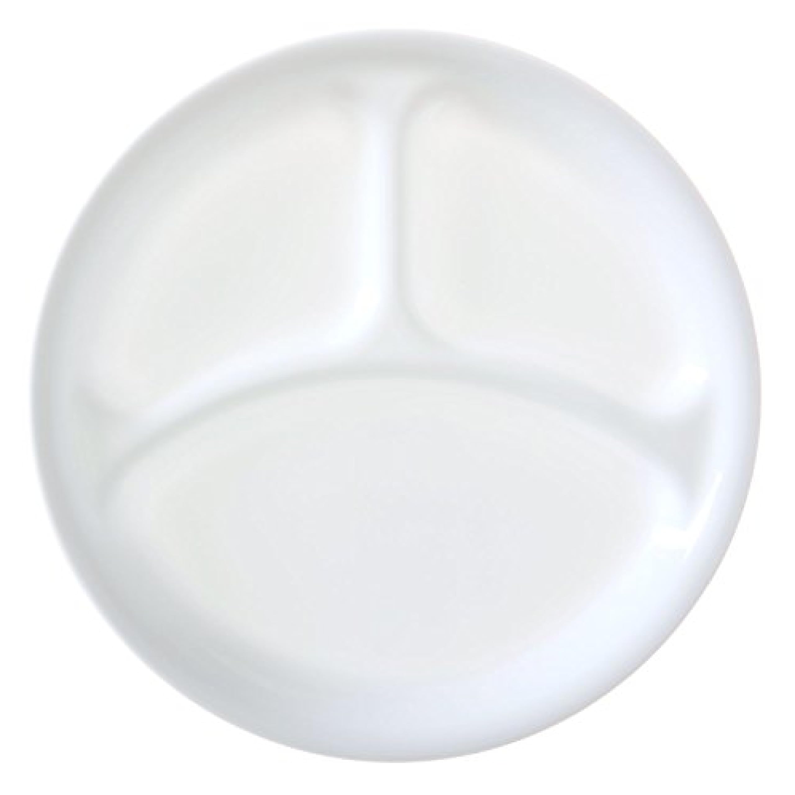 Corelle Coordinates Winter Frost White 10.25-inch plate set of 8 for everyday meals.
