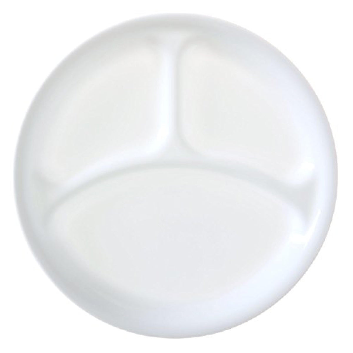 Corelle Coordinates Winter Frost White 10.25-inch plate set of 8 for everyday meals.