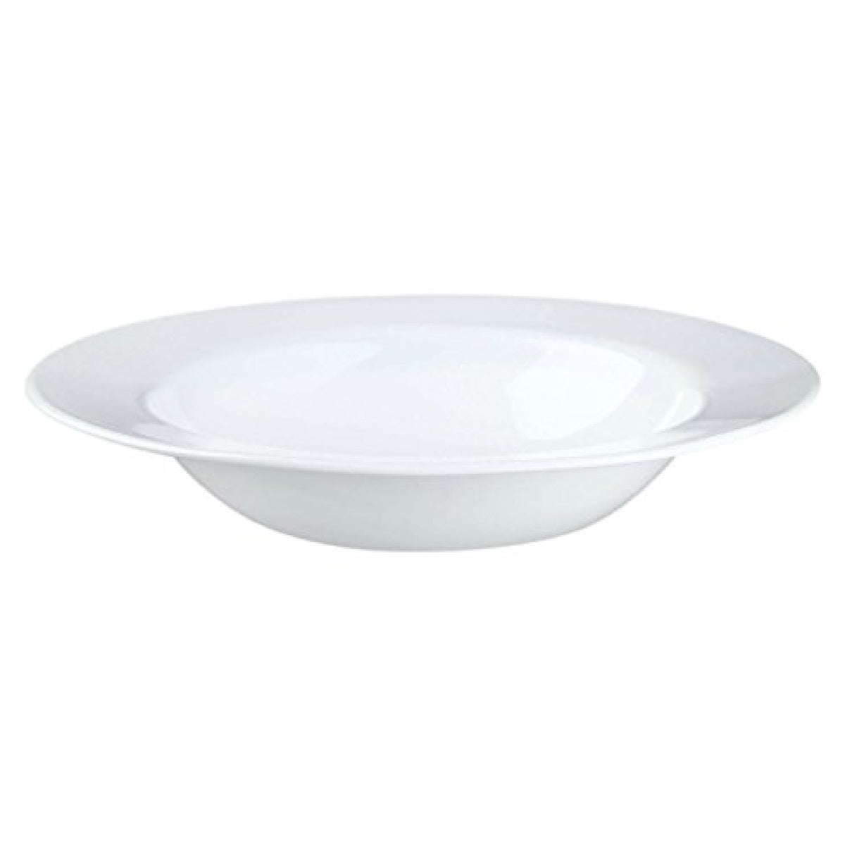 Corelle Impressions Winter FrostWhite 28oz bowls in front view show durable, chip-resistant daily use.