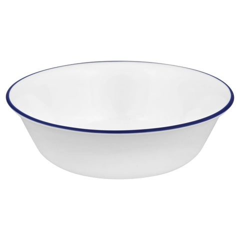Corelle Livingware Ocean Blues bowl, 18 oz, versatile for soups and cereals.