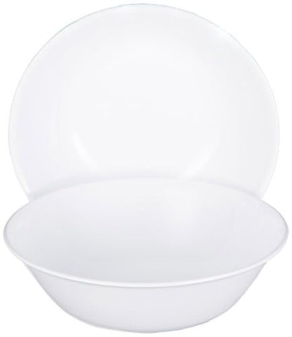 Corelle Livingware 2qt bowl in use for salads at a family dinner.