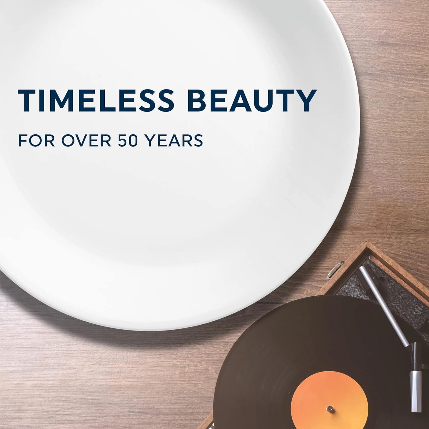 Corelle Livingware Winter Frost White 2qt bowl stacked for compact storage.