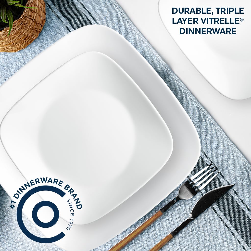 Corelle made in USA with a 3-year limited warranty provides peace of mind.