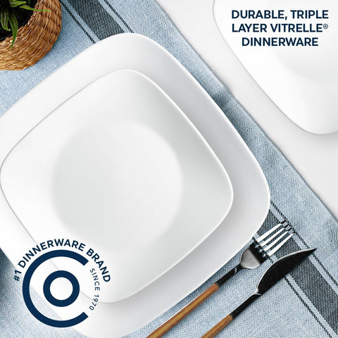 Corelle made in USA with a 3-year limited warranty provides peace of mind.