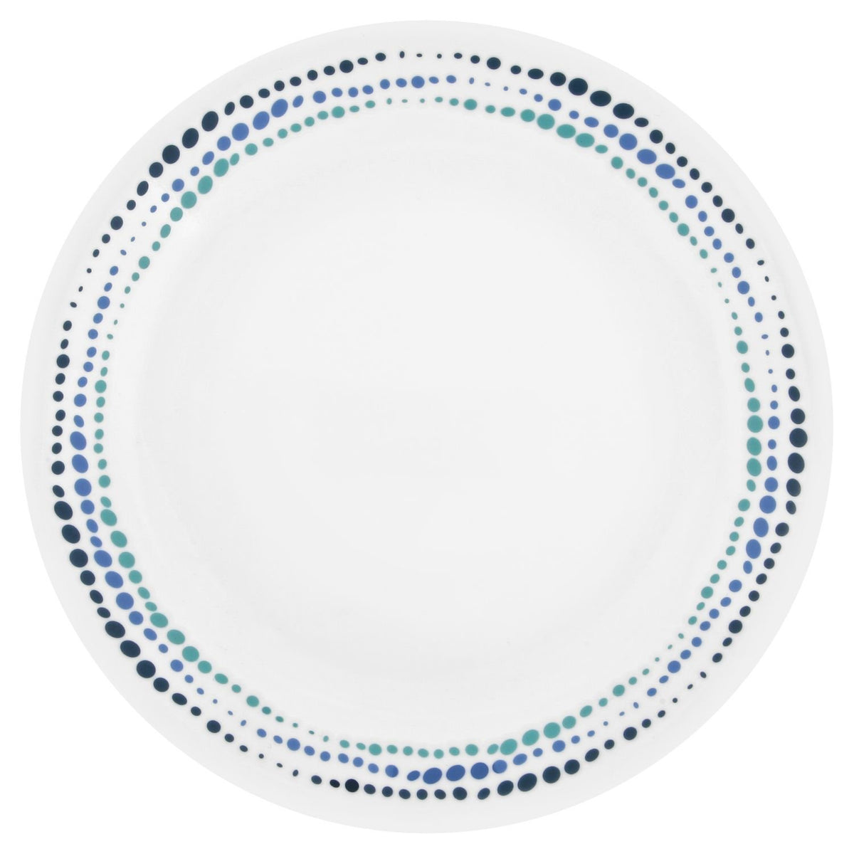 Corelle Ocean Blues 8.5-inch lunch plate for durable, microwave-safe everyday meals