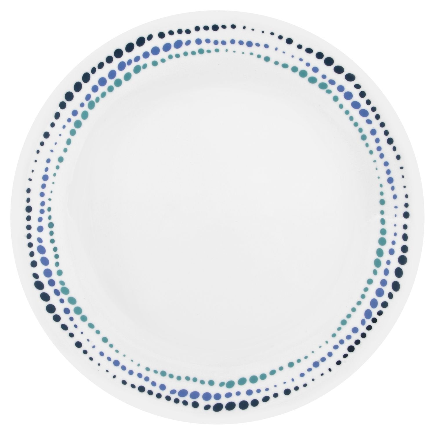 Corelle Ocean Blues 10.25-inch plate, durable finish for everyday meals.