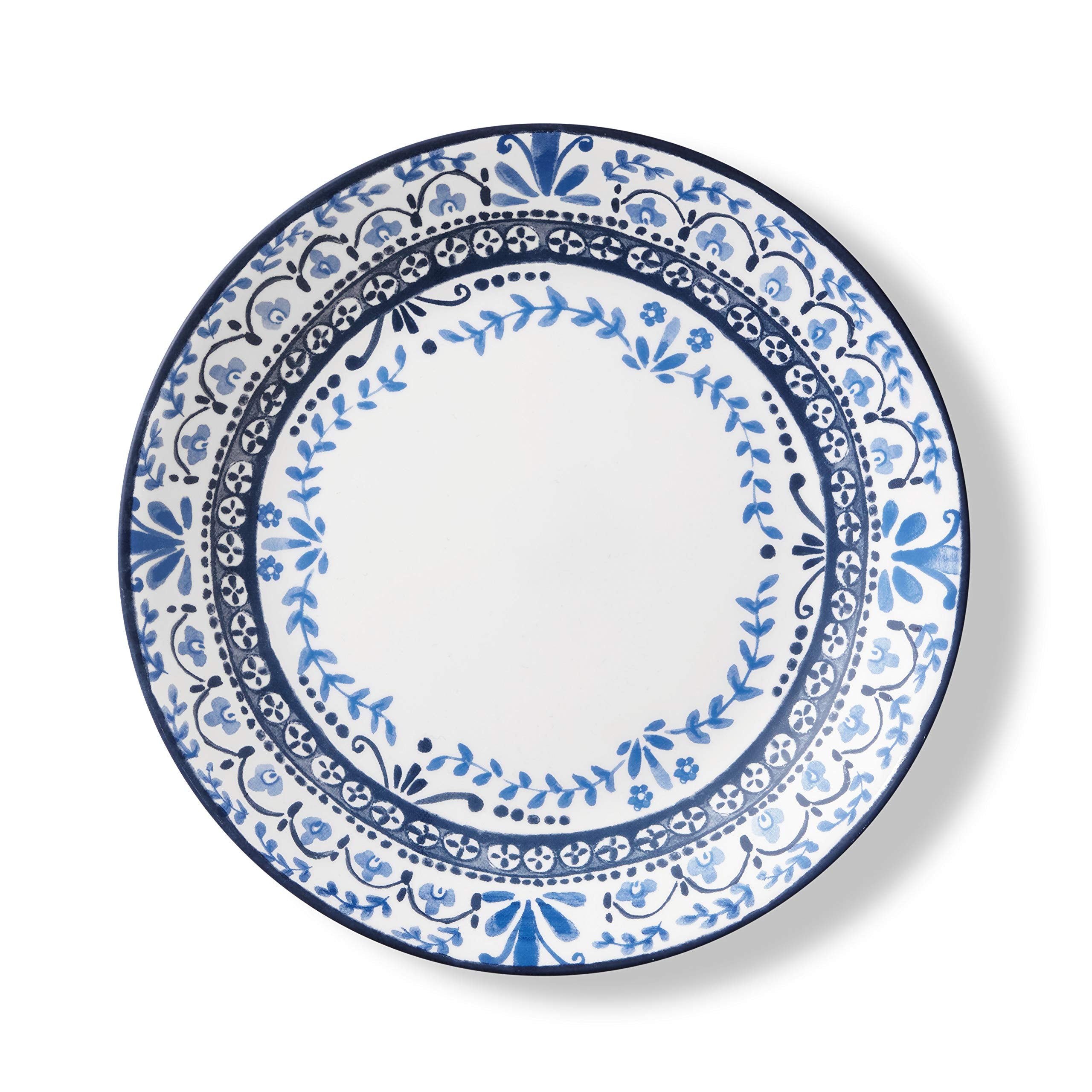 Corelle Portofino table setting works indoors or outdoors for casual gatherings.