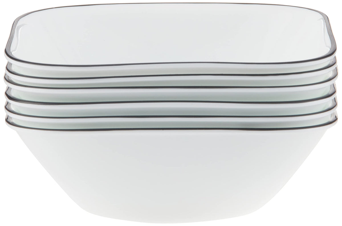 Corelle Vitrelle 6-piece bowls provide reliable daily use and generous 22oz capacity.