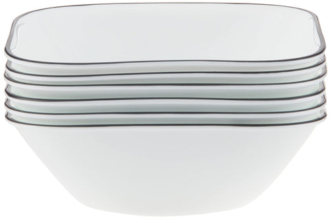 Corelle Vitrelle 6-piece bowls provide reliable daily use and generous 22oz capacity.
