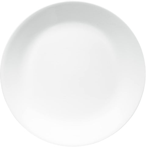 Corelle Vitrelle 8-5-inch winter frost white plate for casual dining and easy cleanup