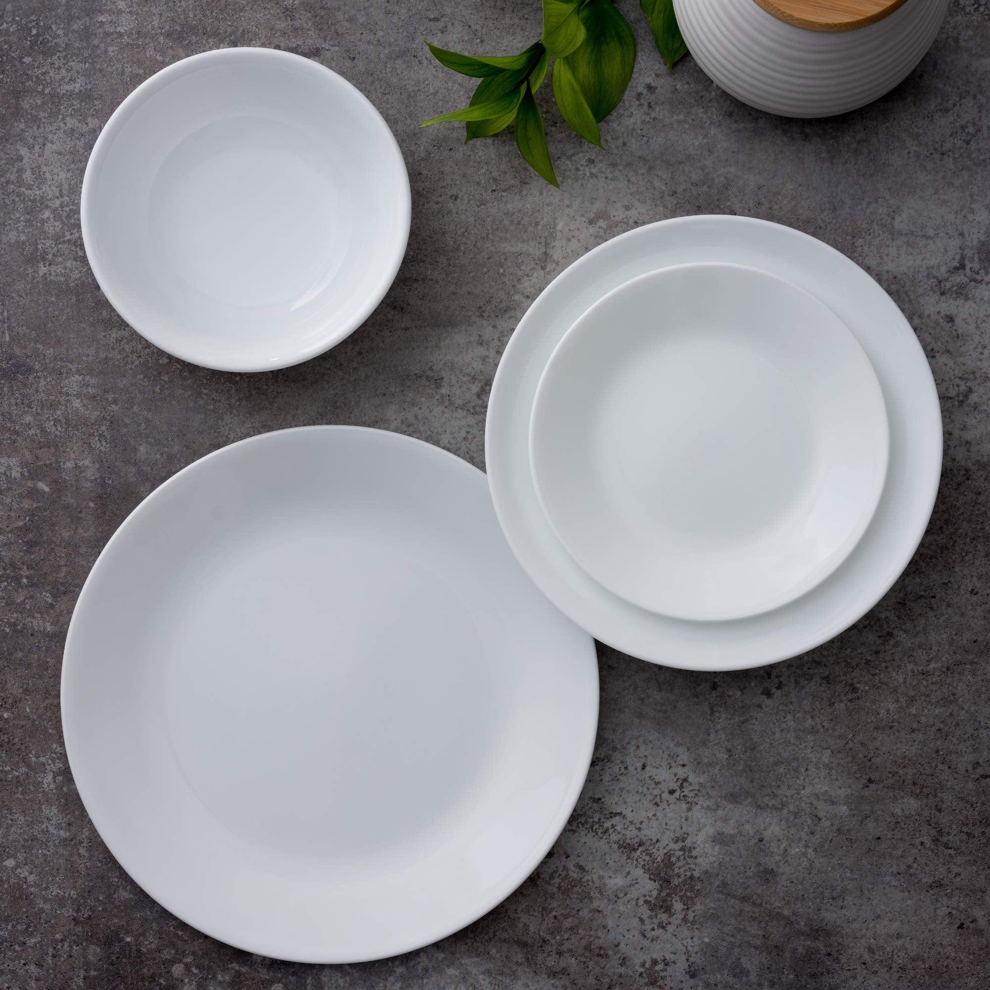 Corelle Vitrelle plates stack neatly, saving cabinet space while staying durable for daily use.