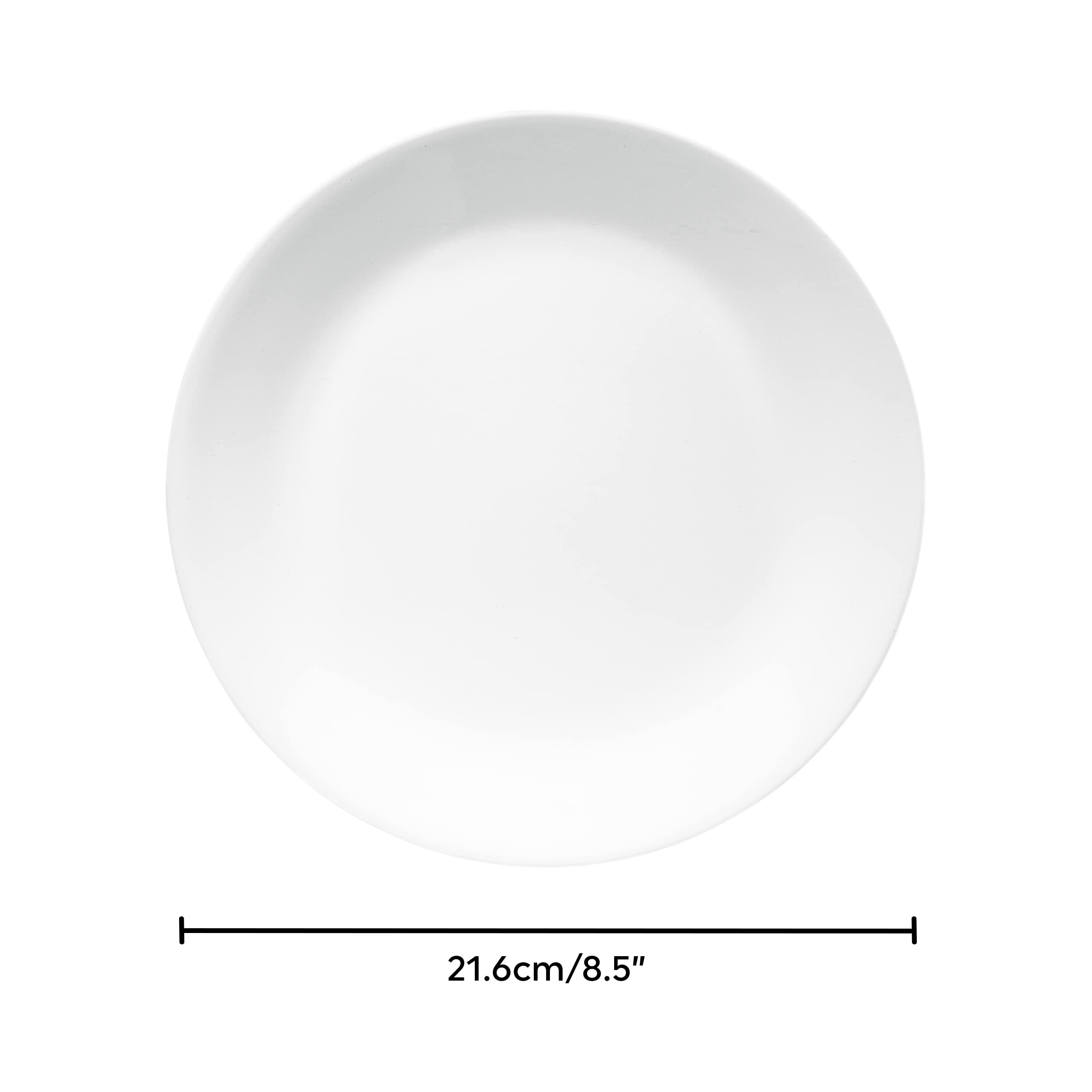 Corelle Vitrelle durable glass plates highlighting long-lasting construction