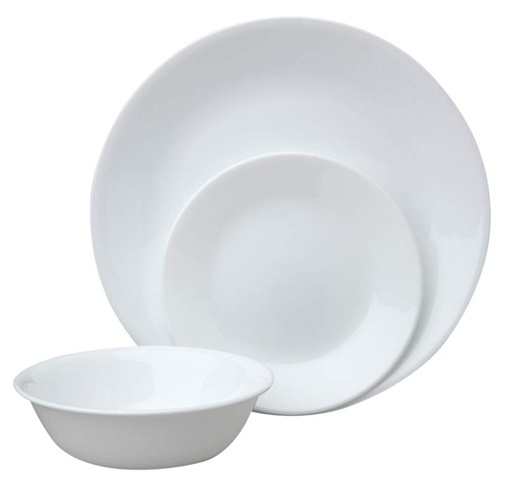 Corelle Vitrelle glass construction delivers lightweight durability